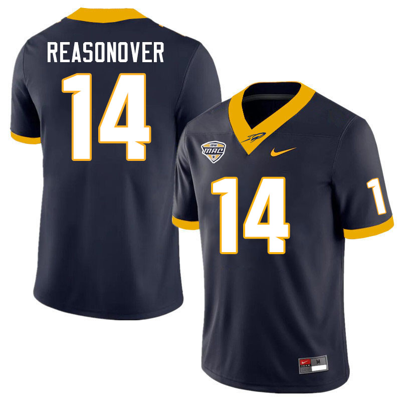 Toledo Rockets #14 Peyton Reasonover College Football Jerseys Stitched Sale-Navy